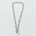 Toggle Chain Link Necklace | Silver