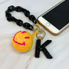 Link Multi Function Phone Wrist Lanyard: Black