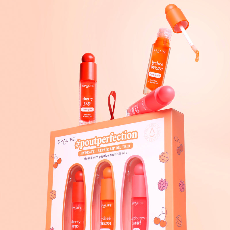 #PoutPerfection Lip Oil Trio