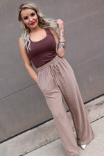 Pull On Pinstripe Pants