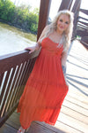 Boho Belle Maxi Dress | Blood Orange