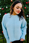 Ice Queen Knit Sweater | Light Blue