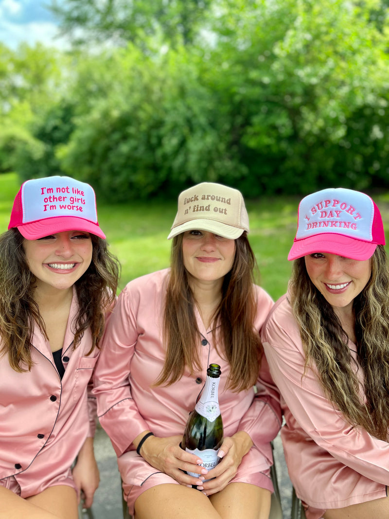 I'm Not Like Other Girls Trucker Hat | Pink