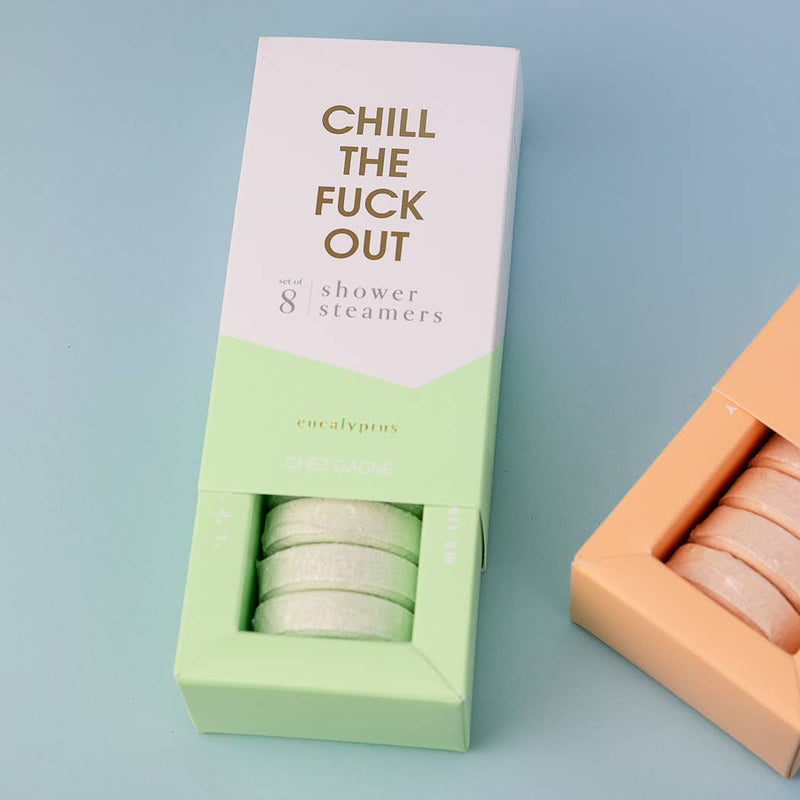 Chill The Fuck Up - Aromatherapy Shower Steamers - Eucalyptus - Set of 8