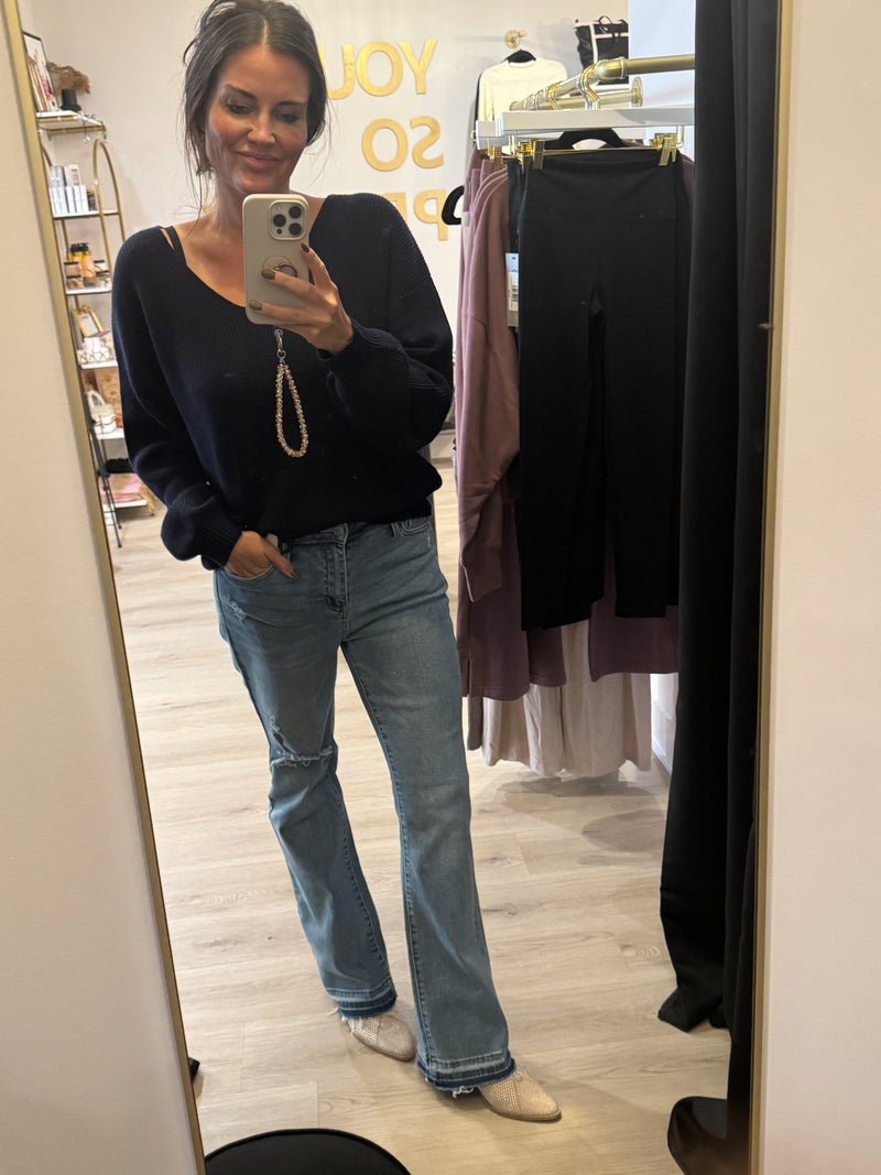 Judy Blue Released Hem Bootcut Jeans