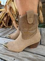 The Wren - Western Rhinestone Stud Boots