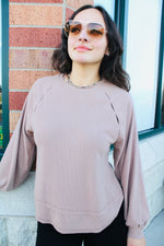 Ready or Not Cut Out Detail Crewneck