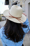Beaded Straw Panama Hat