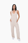 Mono B Mineral-Washed Lounge Jumpsuit