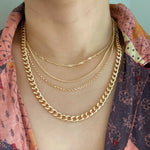 Quad Squad Chain Link Necklace