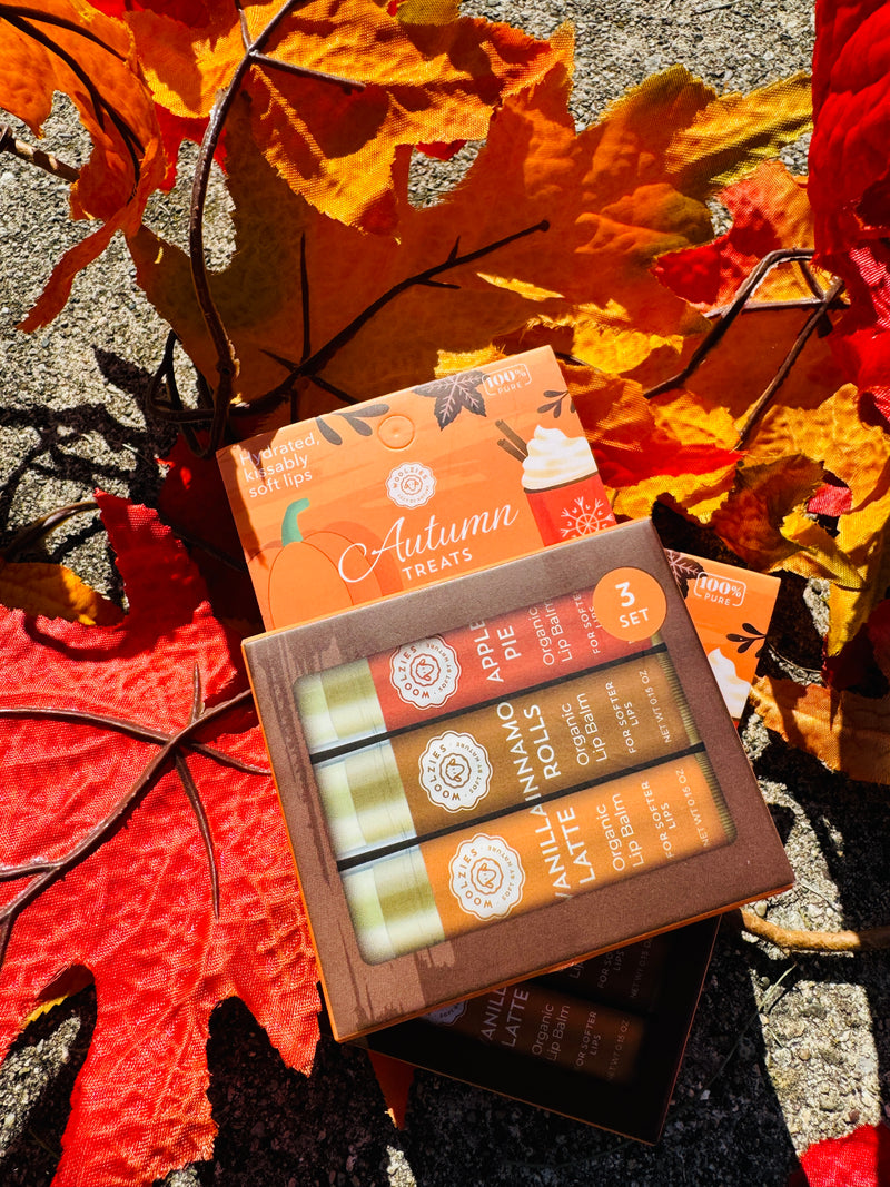 Autumn Treats Lip Balm Set Of 3