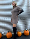 Hot Girl Fall Colorblock Sweater Dress