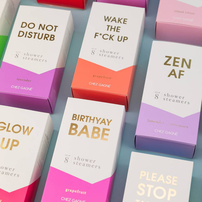 Wake The F*ck Up - Aromatherapy Shower Steamers - Grapefruit - Set of 8