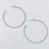 The Best Of Hoops Earrings, Brilliant Silver