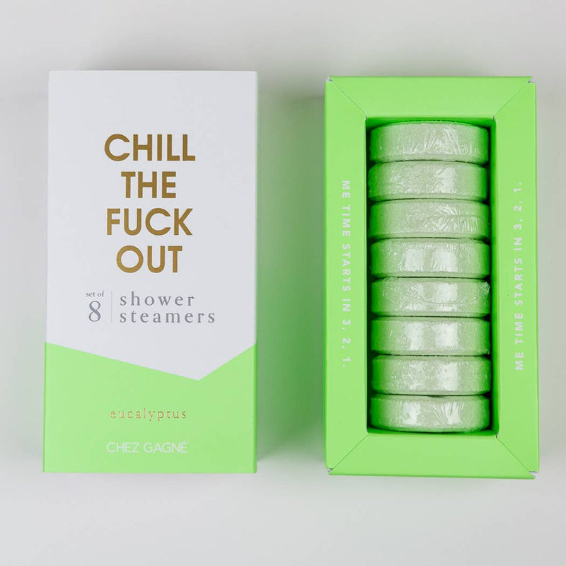Chill The Fuck Up - Aromatherapy Shower Steamers - Eucalyptus - Set of 8