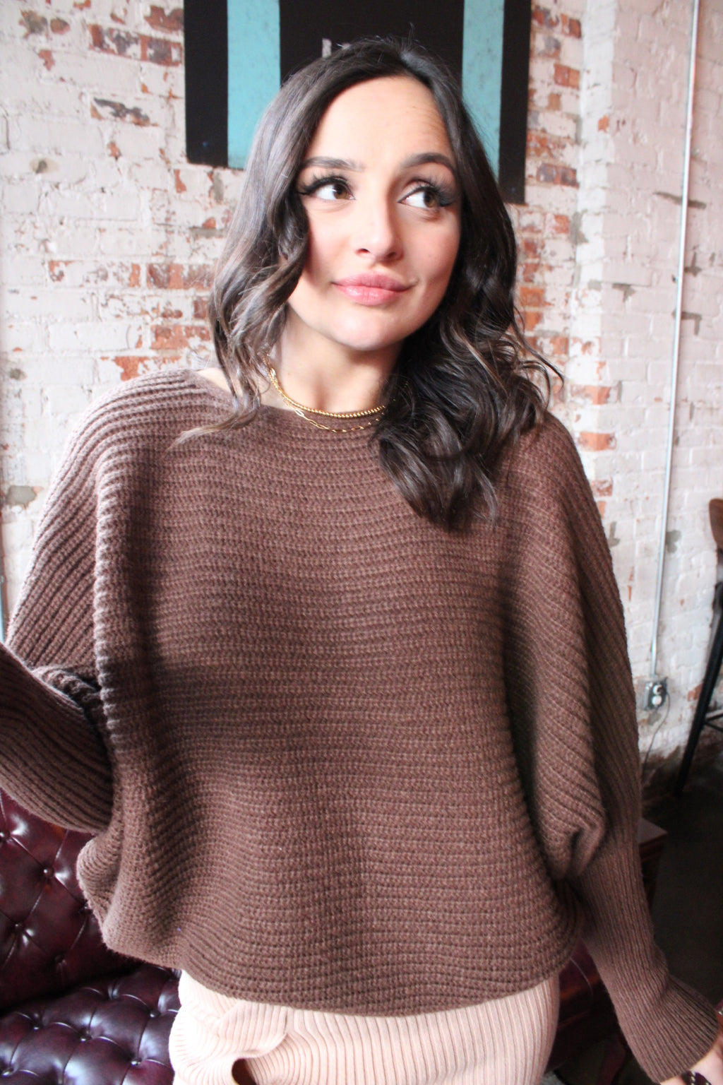 Style Starter Pullover Sweater | Brown