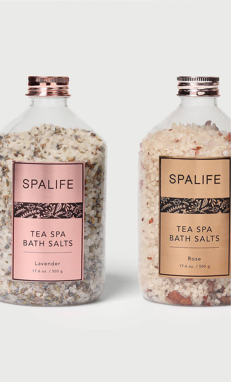 Petal-Infused Effervescent Mineral Bath Salts (Duo Pack)