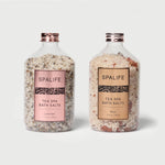 Petal-Infused Effervescent Mineral Bath Salts (Duo Pack)