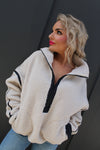 Sherpa Black Trim and Teddy Jacket