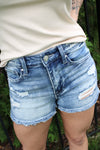 Petra High Rise Destroyed Shorts