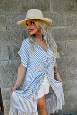 She's Breezy Front Twist Slit Top