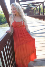 Boho Belle Maxi Dress | Blood Orange