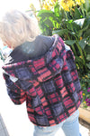 Hooded Denim with Sherpa Contrast Jacket