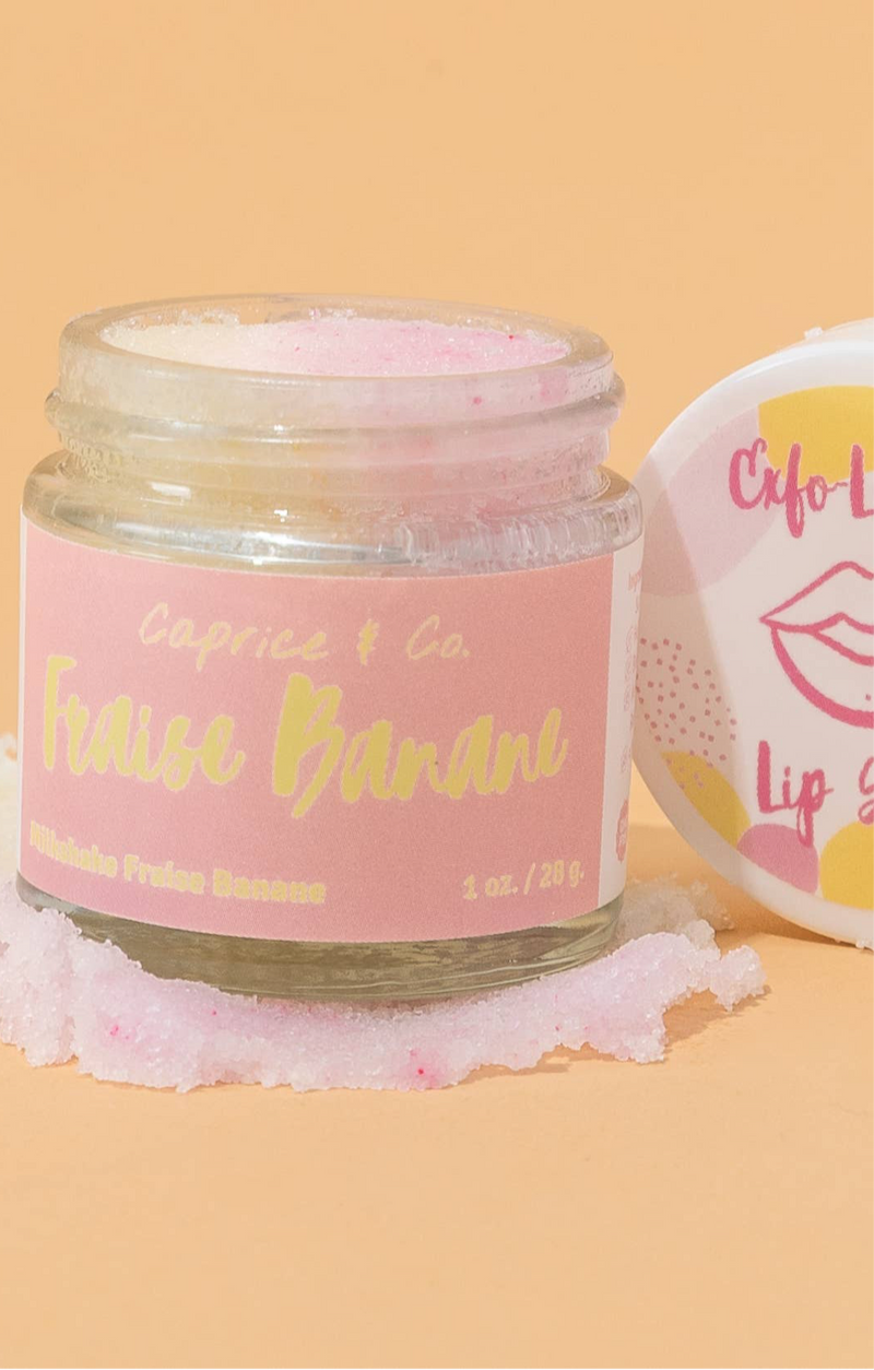 Lip Scrub: Fraise Banane - Milkshake Strawberry Banana