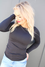 Nikibiki Long Sleeve Seamless Black