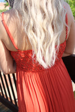 Boho Belle Maxi Dress | Blood Orange