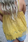 Lemongrass Lace Layered Cami