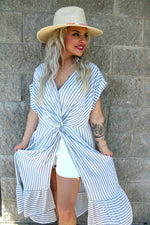 She's Breezy Front Twist Slit Top