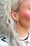 18K STAINLESS STEEL TARNISH FREE BOW EARRINGS | Silver