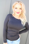 Nikibiki Long Sleeve Seamless Black