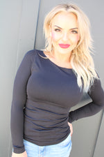 Nikibiki Long Sleeve Seamless Black