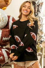 PRE-ORDER Sequin Football Top
