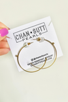 Chandler Sutton Diamond Hoop Earrings | Gold