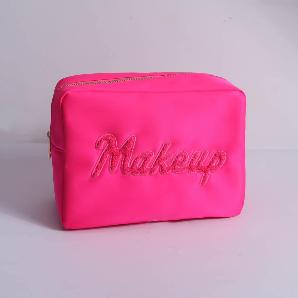 Makeup Embroidered XL Nylon Bag