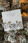 Polka Dot Bow Earrings