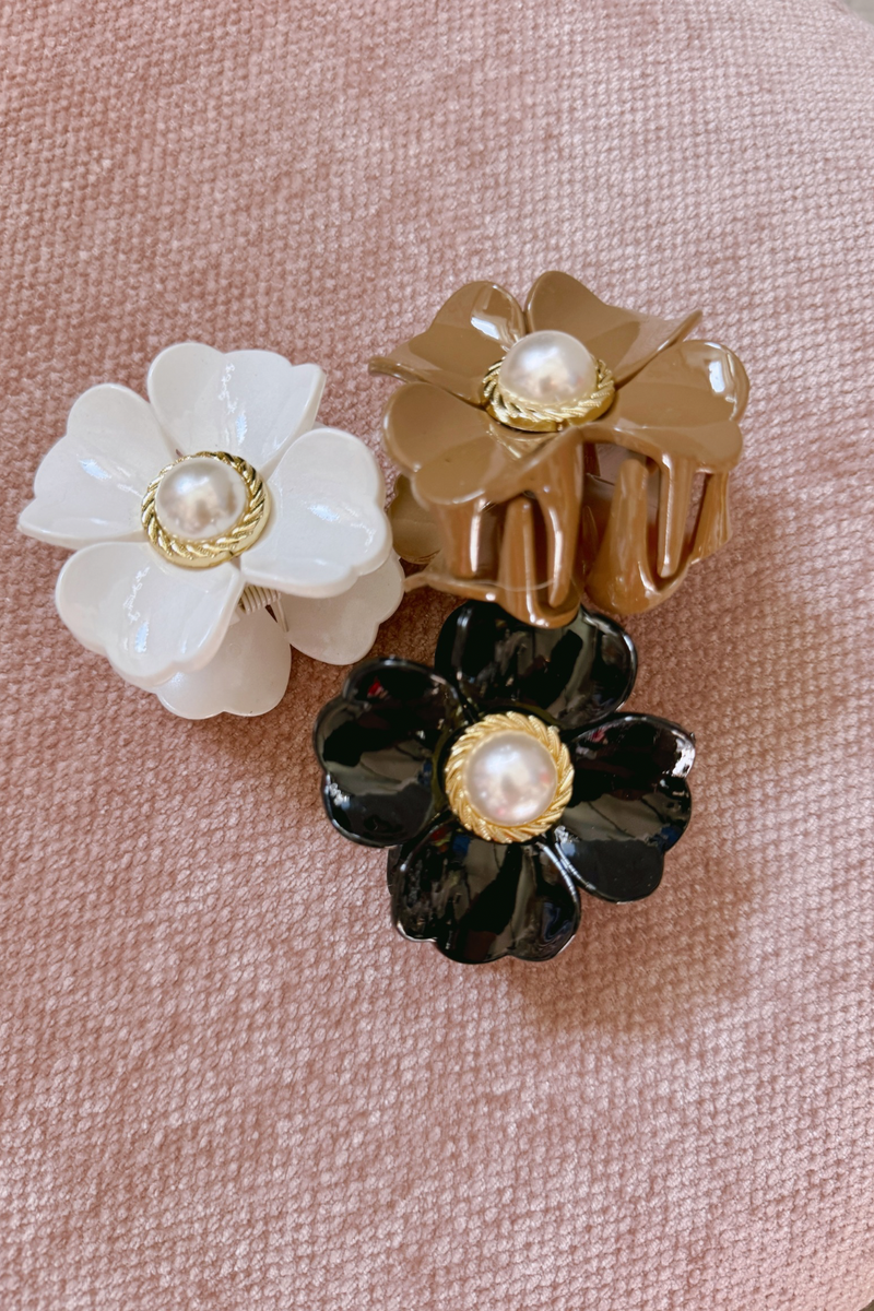 Loved By Coco Flower Hair Claw Set