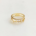 French Romance Jeweled Ring