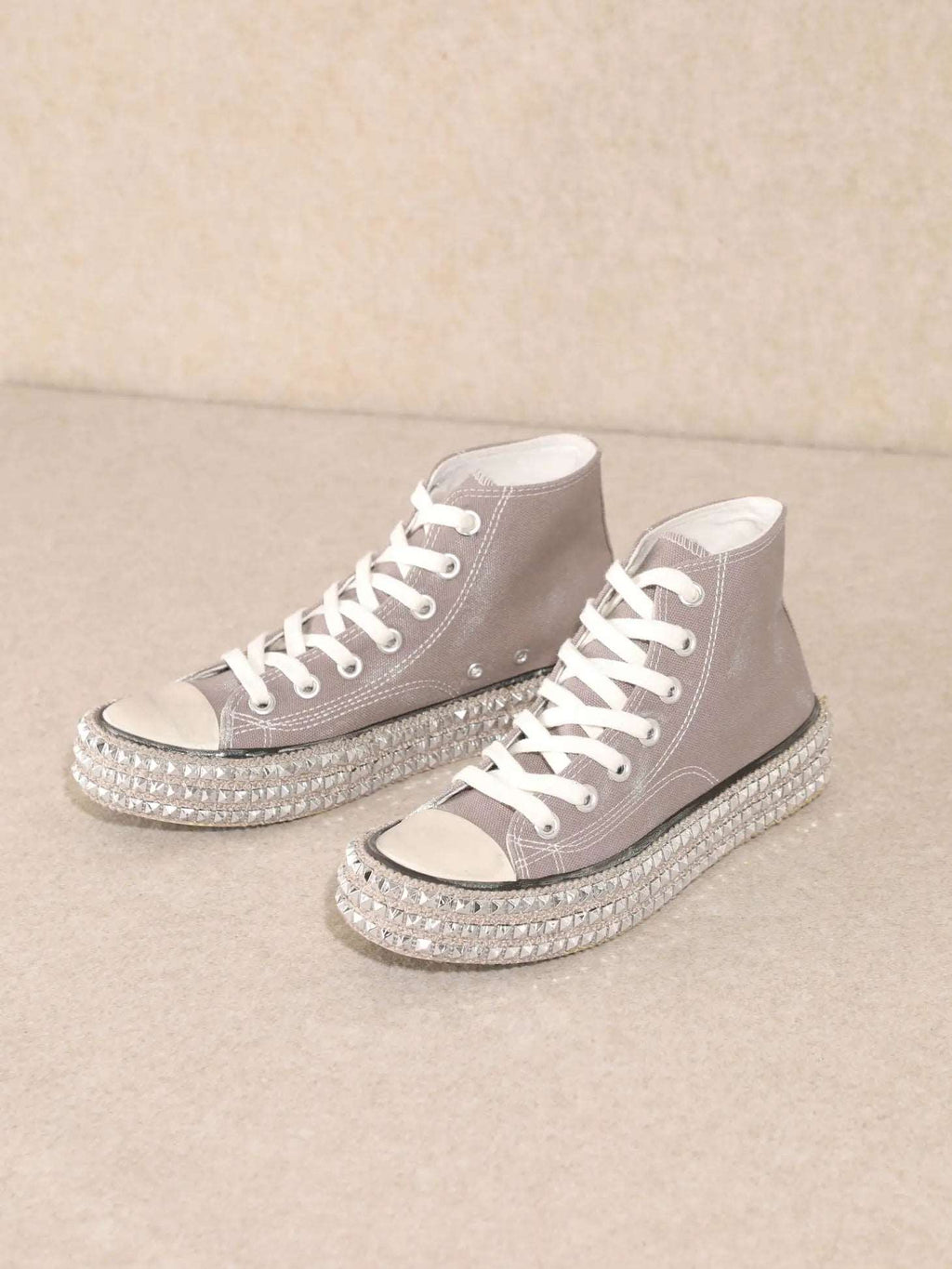 Chantel High Top Studded Sneakers