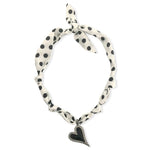 Heart Scarf Necklace Hair Tie