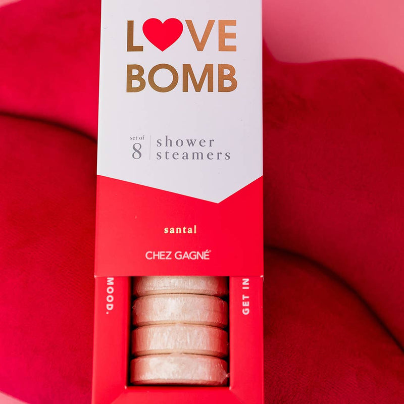 Love Bomb - Aromatherapy Shower Steamers - Santal - Set of 8