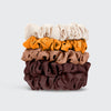 Satin Petite Scrunchies 5pc Set- Sedona