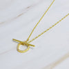 Amelia Dainty Toggle Necklace