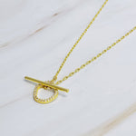 Amelia Dainty Toggle Necklace