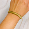 Style Staple Herringbone Chain Bracelet: Gold