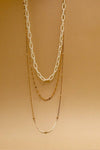 Chain Multi Layer Necklace | Gold