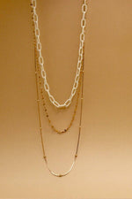 Chain Multi Layer Necklace | Gold